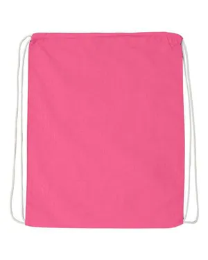 Q-Tees Q4500 Economical Cotton Drawstring Bag