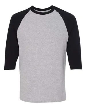 Gildan 5700 Unisex Heavy Cotton Raglan Three-Quarter Sleeve T-Shirt