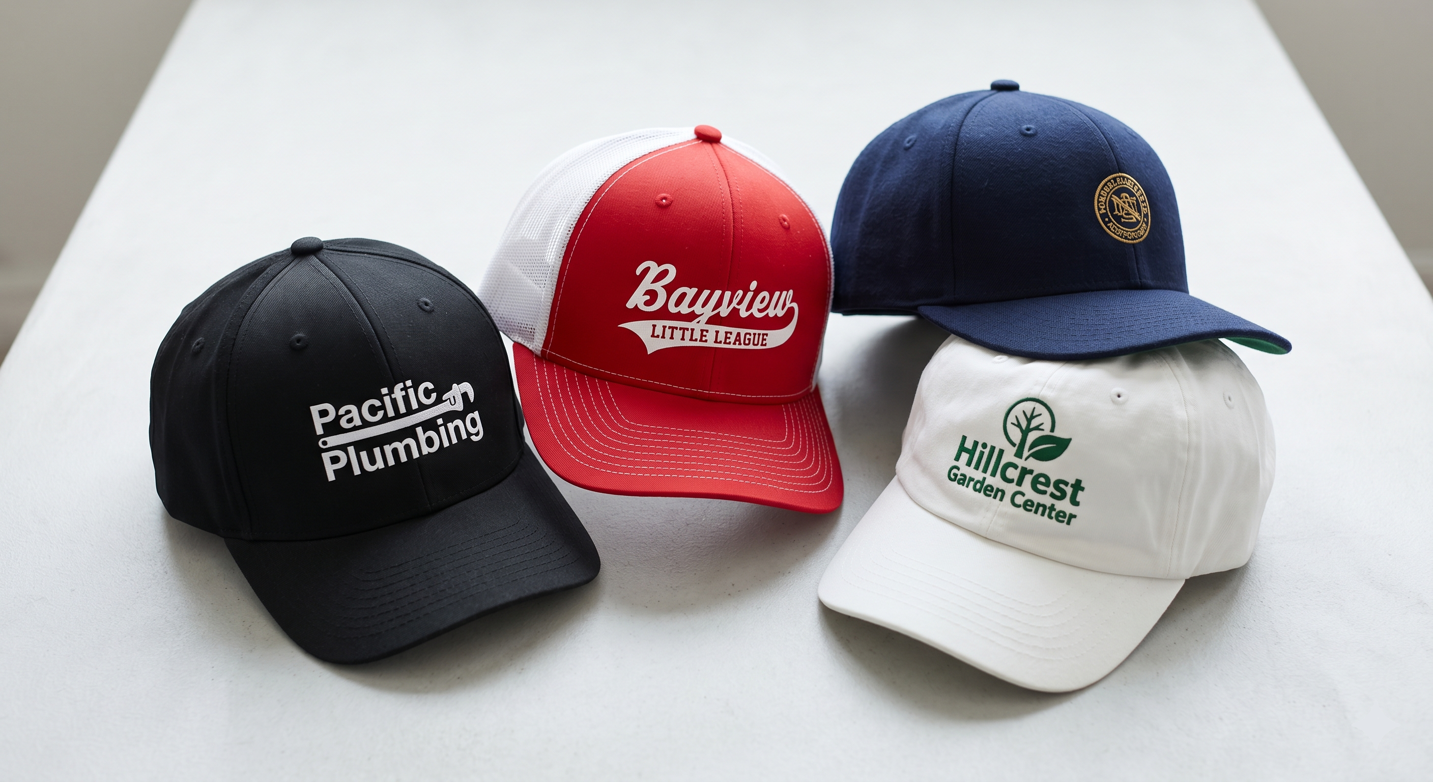 Custom embroidered hats