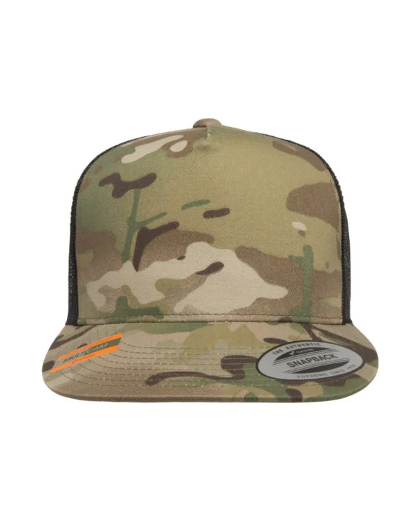 YP Classics™ Adult 5-Panel Multicam® Trucker Cap