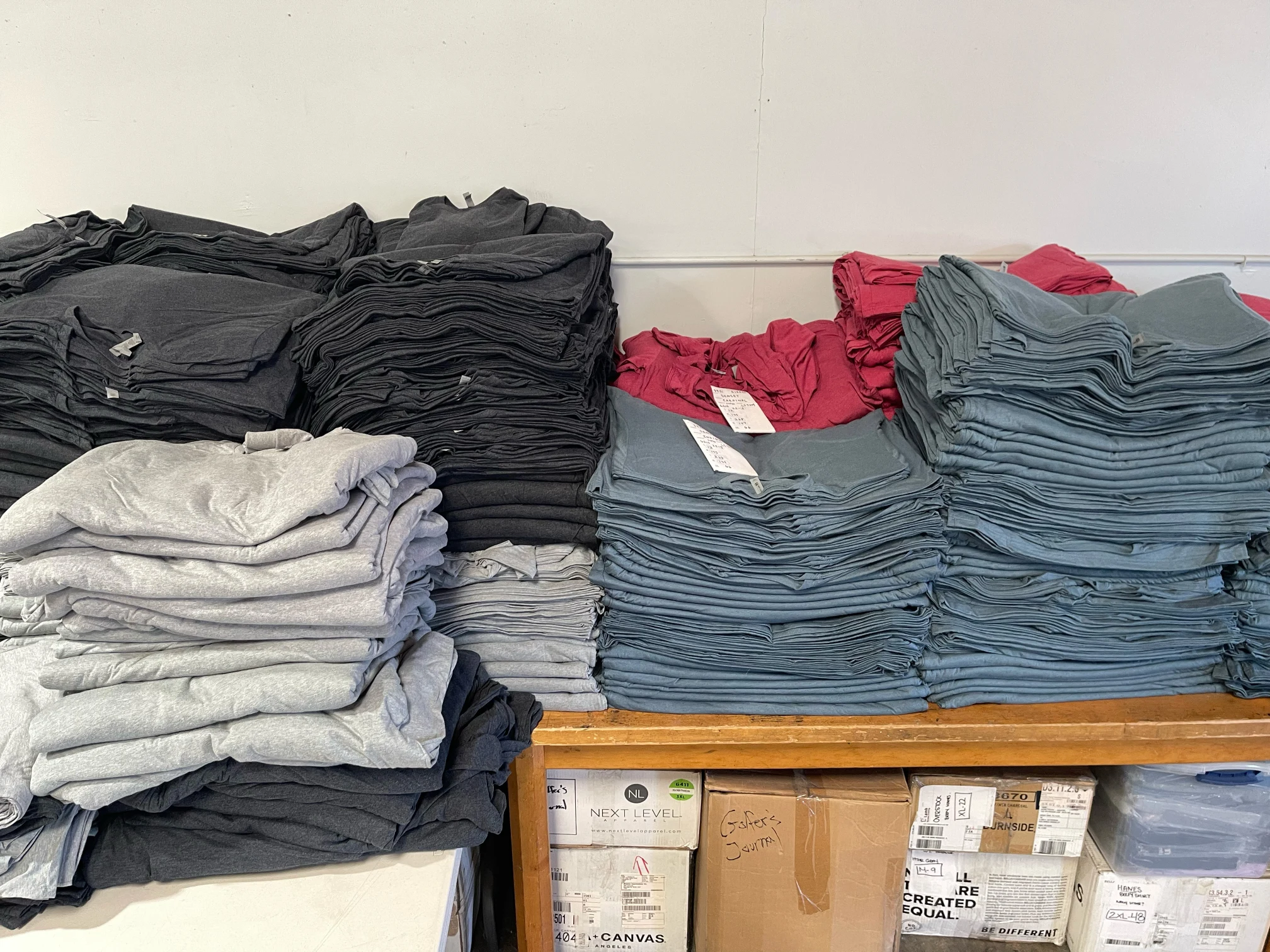 shop shirt stack