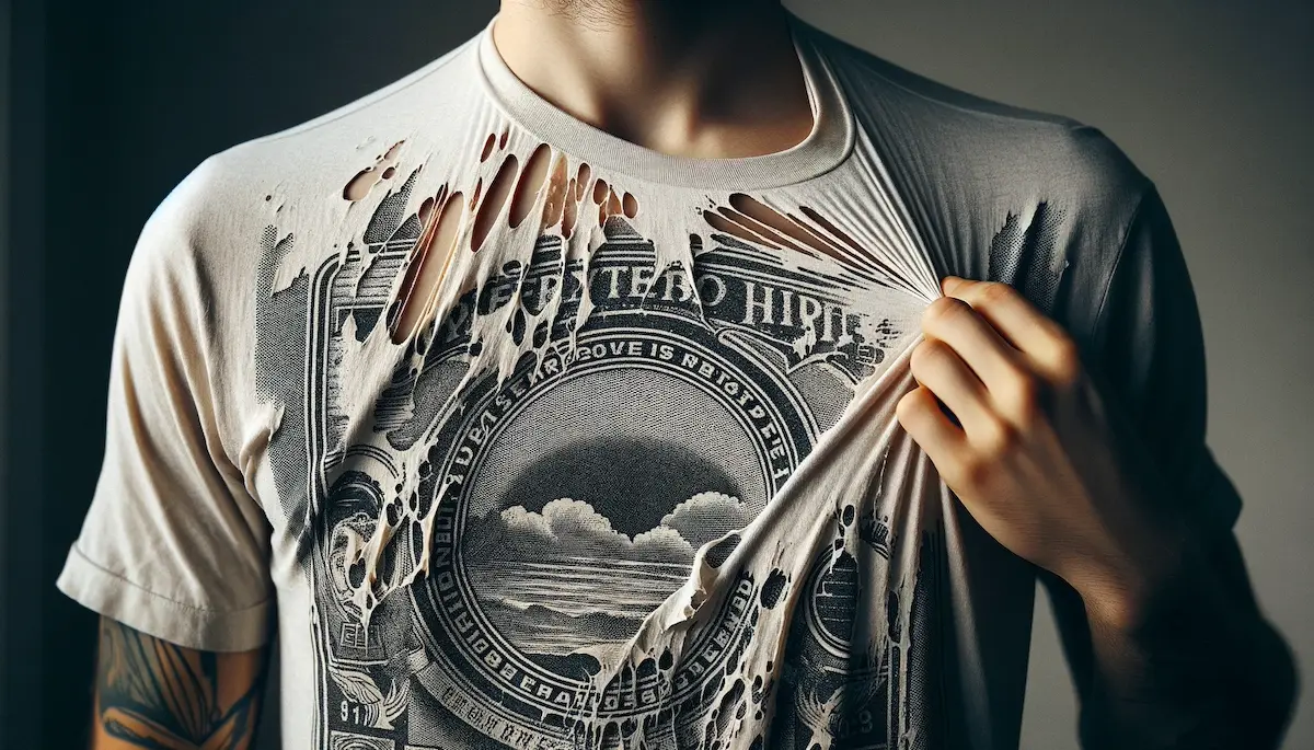 how to remove printing from a shirt